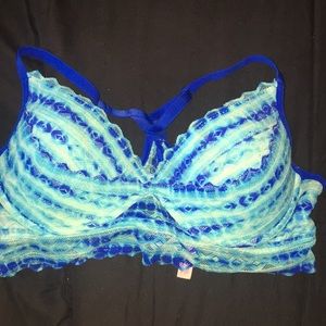 BLUE VICTORIA SECRET BRA